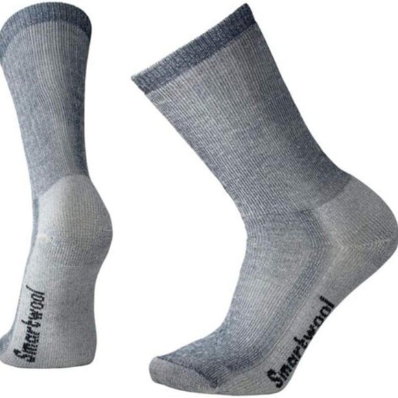 Smartwool Medium‎ Hiking Wool Performance Cushioned Crew Socks in Gray - Picture 1 of 3